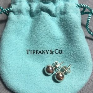 Tiffany & Co. Sterling Silver Ball Earrings